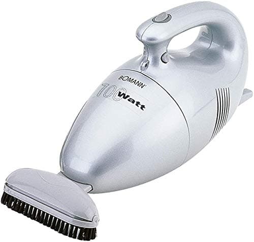Bomann CB 947 Aspiradora de Mano, Tamaño Compacto, 700 W, 0.3 litros, 81 Decibelios, Plástico, Plata