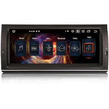Octa Core 10,25 Pulgadas Android 13 Autoradio Estéreo de Automóvil para BMW 5er X5 E53 Sat Nav Dab+Radio Carplay Bluetooth WiFi SWC TDT GPS DSP