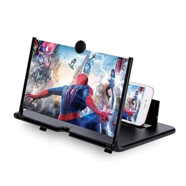 Severnier Pantalla amplificadora movil, Amplificador de Pantalla de movil 20 Pulgadas, Lupa para el movil,3D HD Amplificador para movil, películas y Video para Todos Smartphone
