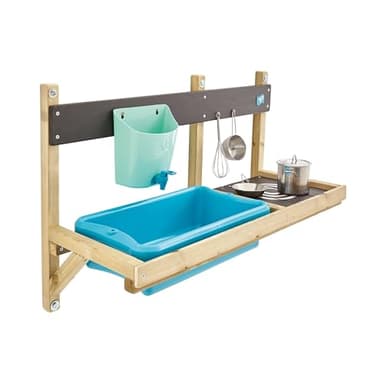 TP Juguetes | Accesorio de casa de Juegos de Cocina de Barro de Lujo | De Madera | Ideal para Jugar al Aire Libre con Barro desordenado, Arena y Agua | A Partir de 3 años | Complemento de jardín para
