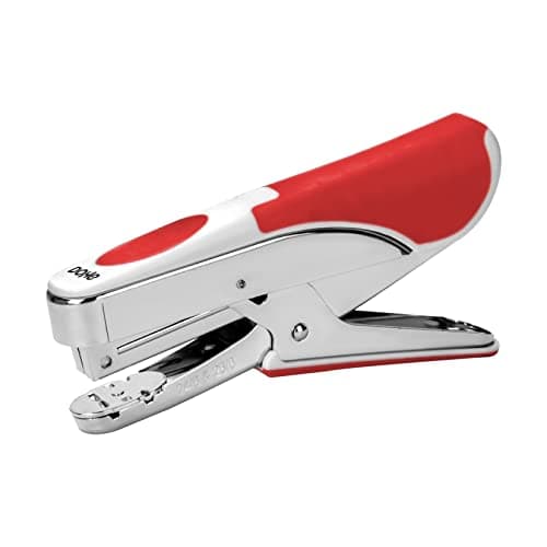 Dohe - Grapadora Tenaza ergonómica - Color rojo