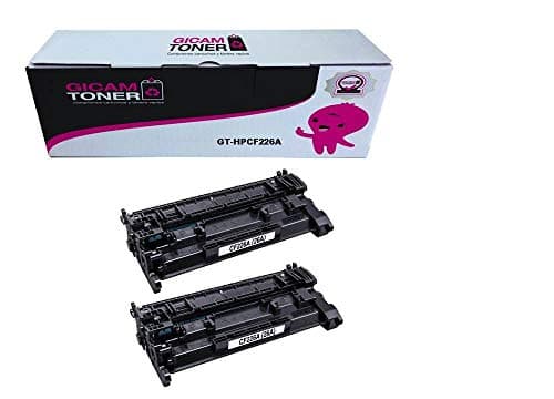 GICAM TONER 226A X2 Tóner Compatible con HP CF 226A Alto Rendimiento Válido para Impresoras: Laserjet Pro M402dn M402n M402d M426dw M426fdn M426fdw M402dne M402dw M402m M426m