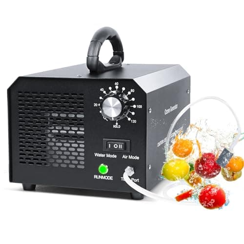 FELLAT Generador de Ozono 30,000mg/h con Modos de Purificación de Aire y Agua, Purificador Ozono de Aire con Temporizador para Hogar, Garajes, Granjas, Hoteles y Mascotas
