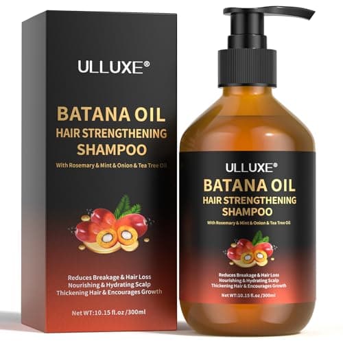 Champú para el Crecimiento del Cabello con Aceite de Batana, Fórmula Fortalecedora y Regeneradora para Hombres y Mujeres con Cabello Fino o Caída del Cabello, el Romero Nutre el Cuero Cabelludo