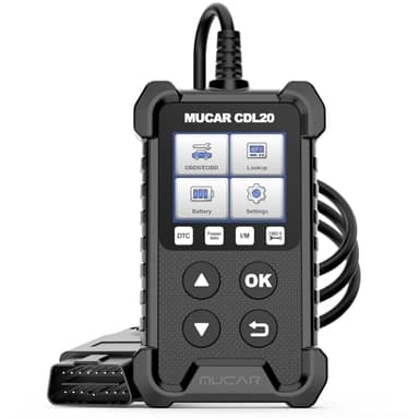 MUCAR OBD2/OBD Diagnosis, CDL20 Diagnostico Coche apoya español,Maquina Diagnosis Coche Asequible de Nivel de Entrada,Diagnosis Coche multimarca/Sensor de O2 / Sistema EVAP/Prueba de Smog...