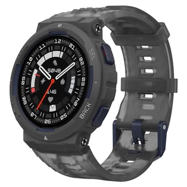 Amazfit Active Edge Smartwatch con diseño Deportivo y de Fitness Resistente y Elegante, GPS, Entrenador de Salud AI, Sport Outdoor, Entrenamientos y Ejercicio, 16 días de batería, 10 ATM