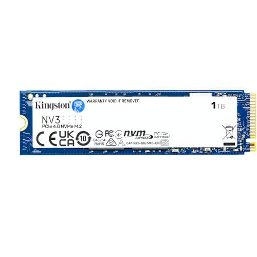 Kingston NV3 NVMe PCIe 4.0 SSD Interno 1TB M.2 2280-SNV3S/1000G