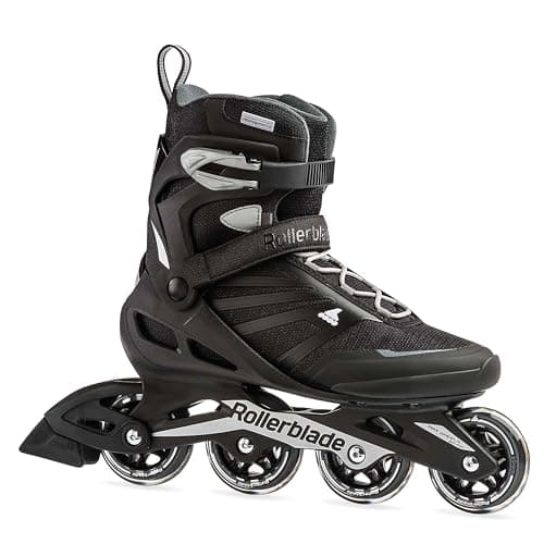 Rollerblade Zetrablade, Patines Unisex Adulto, Negro/plata, 44.5