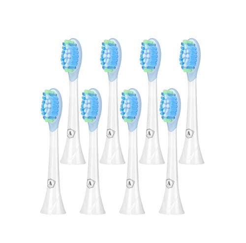 Aster Recambios Cepillos Compatible con Philips Sonicare - Cabezales de Repuesto para Cepillo de Dientes Eléctrico, Pack de 8 Limpieza Profunda de los Dientes