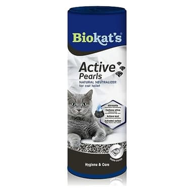 Biokat's Active Pearls - Aditivo con carbón activo que mejora la neutralización del olor y la capacidad de absorción de la arena para gatos - 1 bote (1 x 700 ml)