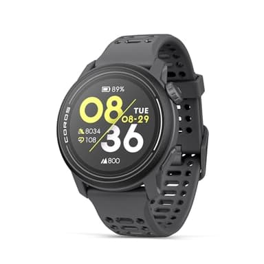 COROS Pace 3 Reloj Deportivo GPS, Ligero Reloj Running, Batería de 17 días, GPS de Doble frecuencia, Frecuencia Cardíaca, Navegación, Seguimiento del sueño, Correr, Bicicleta y Esquí (Silicona Negro)
