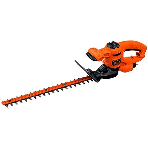 Black+Decker BEHT201-QS BEHT201-QS-Cortasetos, 420 W, 45 cm/16 mm, Negro