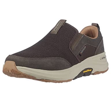 Skechers GO WALK OUTDOOR ANDES, Zapatillas Hombre, Marrón (Brown), 45 EU
