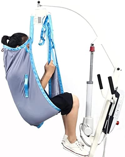 Tmendy Paciente Honda Levantador Grúa, Cuerpo Completo Elevación Paciente Cabestrillo Malla De Seguridad Médica Eslinga De Elevación para Enfermería, Ancianos, Discapacitados（No Incluye grua） Large