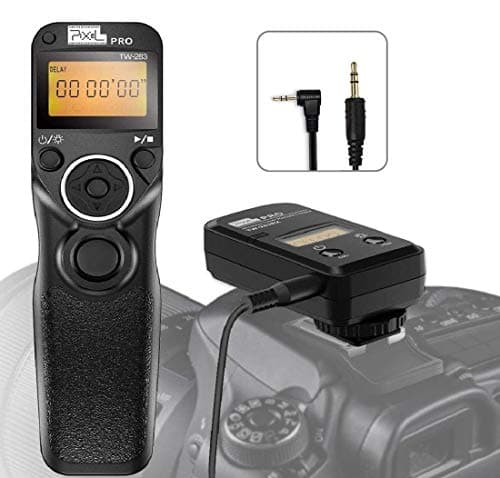 Pixel Temporizador Cámara Mando a Distancia Disparador TW-283 E3 Intervalómetro para Canon R8, R6, R10, 90D, 250D, 200D, 850D; para Olympus OM-1 EM1X EM1-III EM5-III; para Fuji XT3 XT4 XT5 XT30II