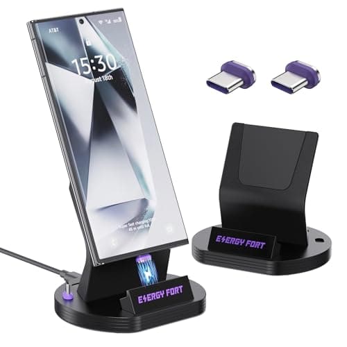 Cargador Inalámbrico para Samsung Galaxy A15 A54 A53 A55 A35 A25 S24 S23 S22 S21,240W Cargador Magnético USBC para Samsung iPhone15 Redmi Note13 Pixel 9 8 7