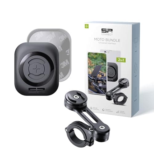 SP CONNECT Soporte universal para teléfono móvil para moto, ciclomotor, accesorio para todos los móviles como iPhone Samsung, Navi