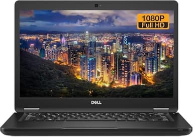 DELL Latitude 5490 Laptop empresarial FHD de 14 Pulgadas, Intel Core i5-8250U 1.6GHz hasta 3.4GHz, 16GB DDR4 RAM, 1TB SSD, Teclado Americano, Win 10 Pro (Reacondicionado)
