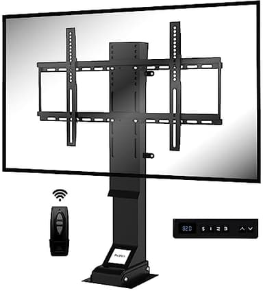 I-NOVA X8SB - Soporte elevador motorizado para TV de 32 a 70 pulgadas, 820 mm, 3 memorias de posición, ultrasilencioso, teclado inteligente, peso máximo de 70 kg