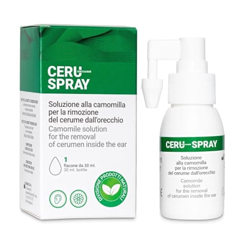 Ceru spray | Para la higiene de oído diaria | Limpiador de Oídos Natural | Para eliminar y disolver exceso de cera| Previene la formación de tapones de cerumen| Apto para adultos, niños y bebés| 30ml