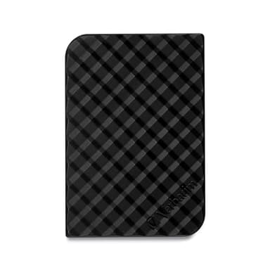 VERBATIM HDD 2.5" 1TB USB 3.0 SuperSpeed ​​Black, GEN2, botón Verde, Disco Duro Externo Store 'n' Go, Multicolor (53194)