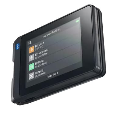 SecuX W20 - La Billetera de Hardware criptográfico más Segura con Soporte Bluetooth y NFT - Pantalla táctil Grande - Administre fácilmente su B, Sol, LTC, Doge, BNB, Dash, XLM, ERC20, BSC y másTC,