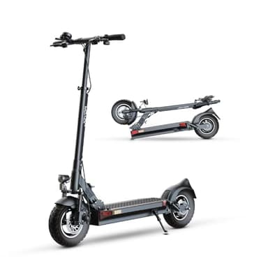 Joyor Y10 - Patinete eléctrico para Adultos - Alta Autonomía 100 km, Motor 500W, Ruedas de Aire 10”, Doble Suspensión, Freno y Luces de Giro, Tres Modos de Conducción - Homologado DGT
