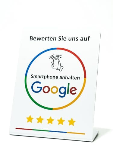 Soporte NFC de CustomRatings para más reseñas de Google