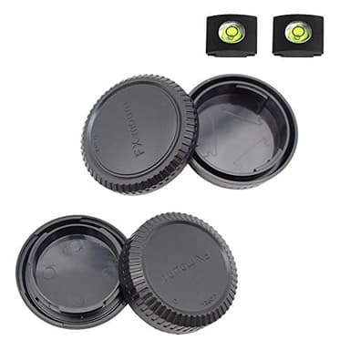 Tapa Cuerpo Frontal y Trasera Lente para Objetivo Fujifilm X-T5 X-T4 X-T3 X-T1 X-T2 X-T30 X-T50 X-T20 X-T10 X-H1 X-H2 Fuji X-E4 X-T200 X-T100 X-PRO3 X-A7 Más Fujinon Montura X -2 Unidades