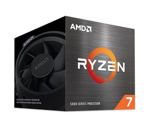 AMD Ryzen™ 7 5700 Procesador, 8 núcleos/16 Hilos desenfrenados, Arquitectura Zen 3, 20MB L3 Cache, 65W TDP, hasta 4,6 GHz Frecuencia Boost, Socket AM4, DDR4 y PCIe 4.0, Ventirad Wraith Spire