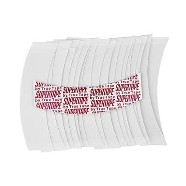 SAVITA 36uds Cinta Adhesiva Peluca, Invisible Impermeable Cinta de Doble Cara para Pelucas Cinta de Peluca Delantera de Encaje Cinta de Pegar Pelucas para Fijar Pelucas (Blanco)
