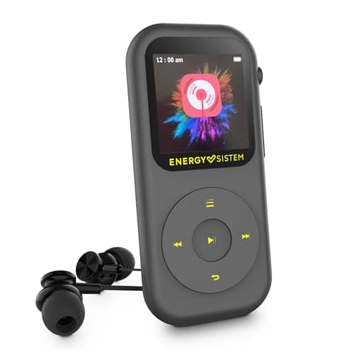 Energy Sistem Handy Reproductor MP4 (16GB, Bluetooth, Radio FM integrada, microSD 128GB) Gris