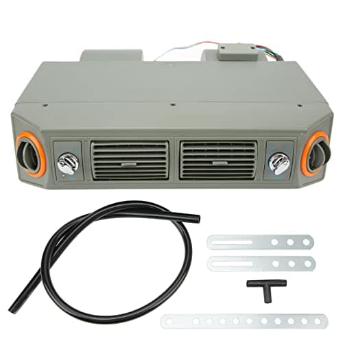 Conjunto de Acondicionador de Aire, Ajuste de Temperatura de 3 Velocidades bajo el Tablero AC para Coches Camiones RVs Campers (24V)