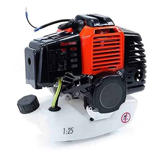 Motor de combustión de gasolina de 2 tiempos, 42 cc, universal, monocilíndrico, refrigeración por aire, para desbrozadora, cortacésped, podadora, arranque con velcro