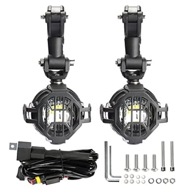 LITTOU KOLOME motocicletas Littau kolome son adecuadas para los focos generales de las carretillas elevadoras de tractores ATV de motocicletas, faros antiniebla, luces de marcha auxiliares (1 juego)