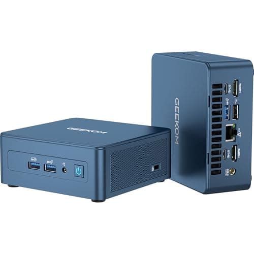 GEEKOM Mini PC IT13 2025 Edition con Intel i9-13900HK (14 núcleos, 20 Hilos, hasta 5,4 GHz), 32GB DDR4, 1TB SSD Mini Ordenador de Escritorio para Hogar y Oficina | Windows 11 Pro | Gráficos Iris Xe