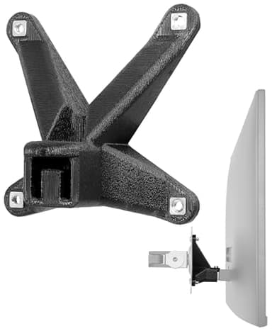 3IDEE Adaptador VESA compatible con Huawei MateView SE Standard Edition 24 Monitor – Soporte adaptador 75 x 75 mm – para monitores sin conexión VESA para montaje en un monitor o soporte de pared