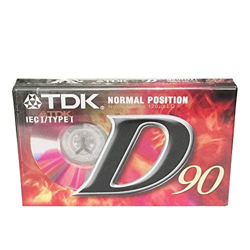 TDK D90 Tape Audio Cassettes 90 min - Cinta de audio/video (90 min)