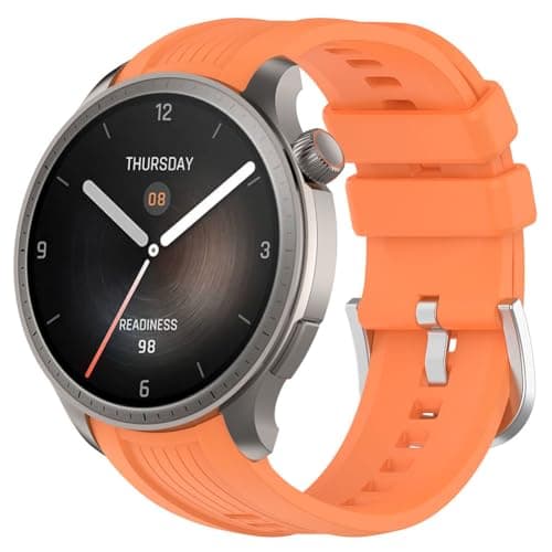 Tyogeephy Silicona Suave Quick-Fit Deportiva Impermeable Recambio Pulsera Correa para Amazfit Balance（A2286）, Compatible con Amazfit Balance