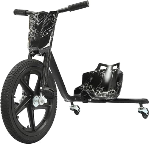 Triciclo Drift para niños, rueda trasera giratoria de 360 grados con luces LED para diversión al aire libre