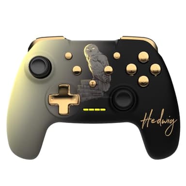 Freaks and Geeks Harry Potter - Mando sin hilo para Switch/PC con cable 1M - Negro - Hedwig