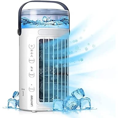 Portable Air Conditioner, Refresca, Humidifica Aire Acondicionado Portatil Sin Tubo - Bajo Consumo De EnergíA Ventilador Silencioso Frio, para La Oficina De Viajes Familiares