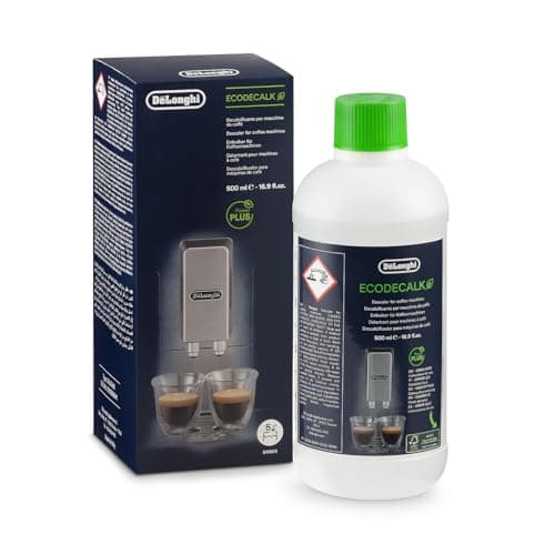 De'longhi Ecodecalk - Líquido descalcificador universal, cafeteras superautomáticas, 500 ml, ecológico y eficiente, compatible cafeteras modelos ECAM / ETAM