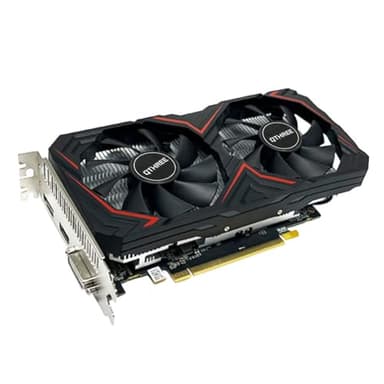 QTHREE Radeon RX 580 - Tarjeta gráfica 8G D5 de 256 bits, HDMI DisplayPort DVI, DirectX 12, conector de alimentación adicional de 8 pines, PCI Express x16