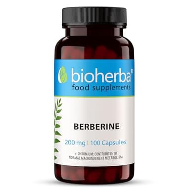 Berberina 200 mg - 100 Cápsulas de BIOHERBA - Potente Suplemento para un Estilo de Vida Saludable