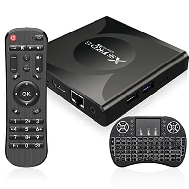Android 13.0 TV Box 4GB RAM 64GB ROM，TV Box Android con RK3528 Quad-Core 64bit Cortex-A53 chip，Smart Box Android Soporte 8K UHD Videos,2.4G/5G Dual WiFi Bluetooth 5.0 con Mini teclado inalámbrico