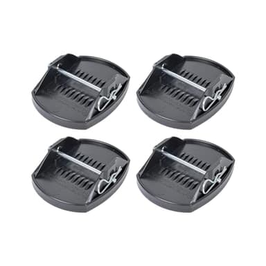 JNNJ 4 Piezas Pies De Gato Para Caravana, Almohadillas Para Caravana, Bases Estabilizadoras Para Patas De Caravana, Almohadillas Estabilizadoras Caravanas De Alta Resistencia, Accesorios Caravanas