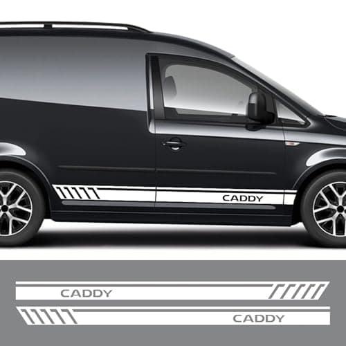 NonWoohdf 2 Pegatinas de Vinilo para Coche, para Furgonetas y autocaravanas, aptas para VW Caddy MK1 MK2 MK3 MK4 2 3 4 Maxi Kombi, Accesorios de Tuning