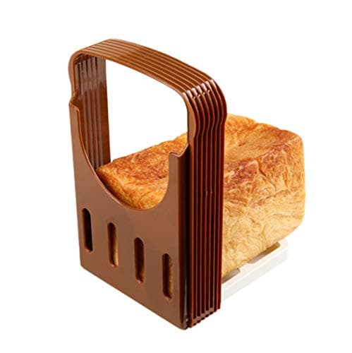 OFKPO Rebanadora de Pan, Manual Máquina para Cortar Sandwich, Tostado, Pastel de Pan, Cocina Guía Tostada Rebanada Herramientas para Hornear