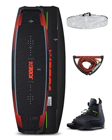 JOBE Logo Wakeboard 138 & Botas Maze Paquete Fijaciones, Adultos Unisex, Multicolor (Multicolor), Talla Única